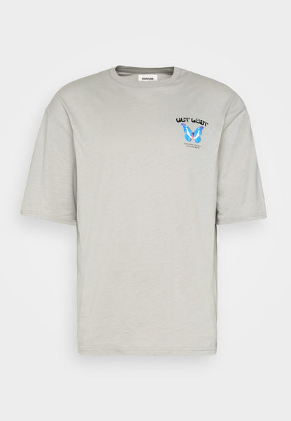 YOURTURN Get Lost Tee Unisex - Print T-Shirt - Grey