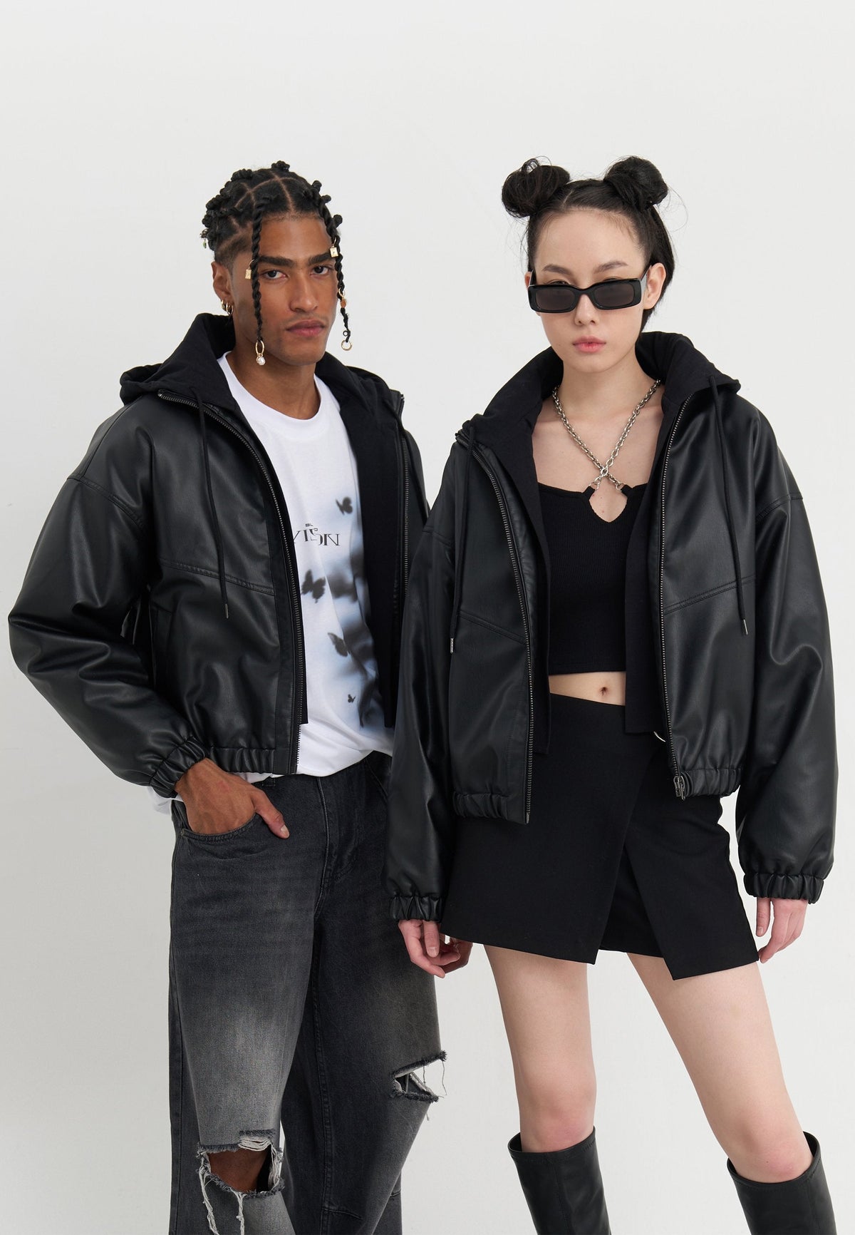 YOURTURN UNISEX - Light Jacket - Black