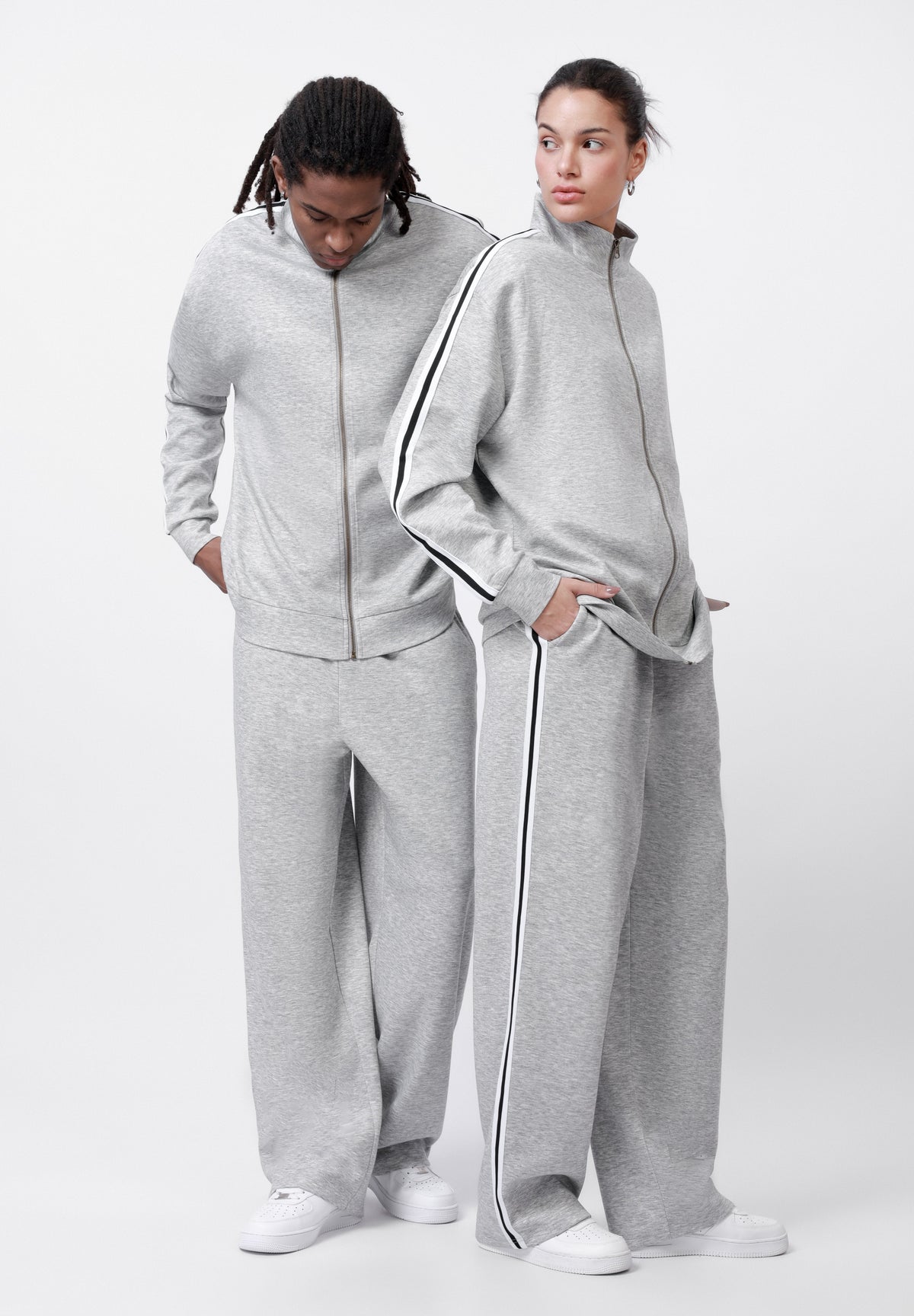 YOURTURN UNISEX - Tracksuit - Grey
