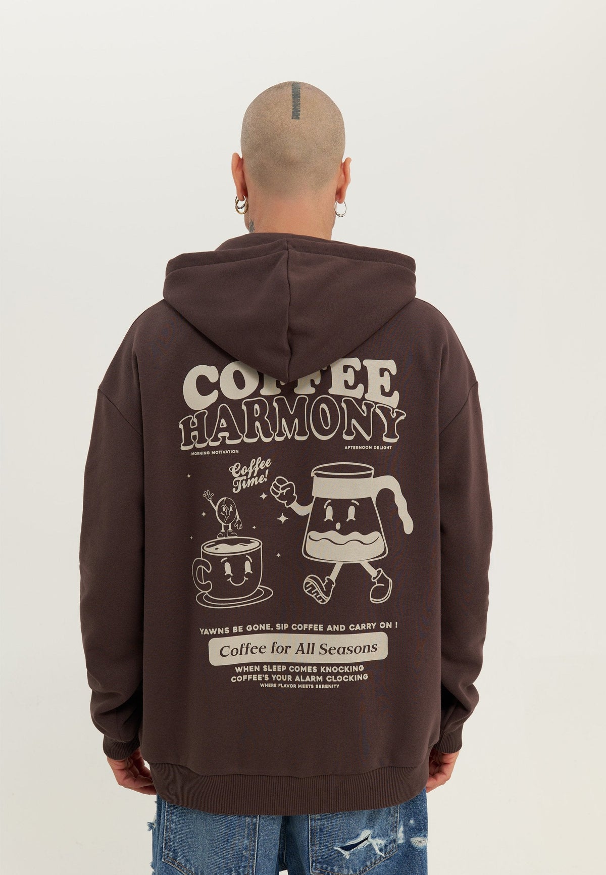 YOURTURN UNISEX - Hoodie - Brown