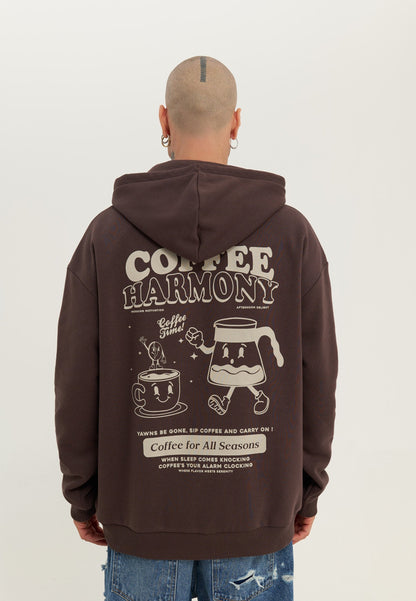 YOURTURN UNISEX - Hoodie - Brown