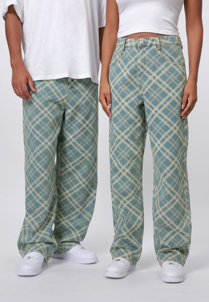 YOURTURN UNISEX - Baggy Jeans - Blue
