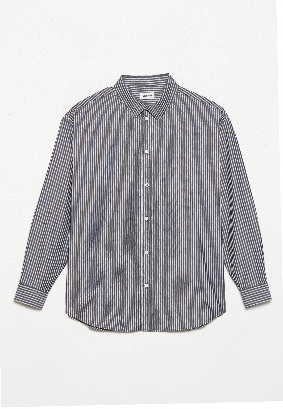 YOURTURN FORMAL UNISEX - Button-down Blouse - Black/white