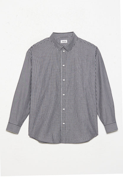 YOURTURN FORMAL UNISEX - Button-down Blouse - Black/white