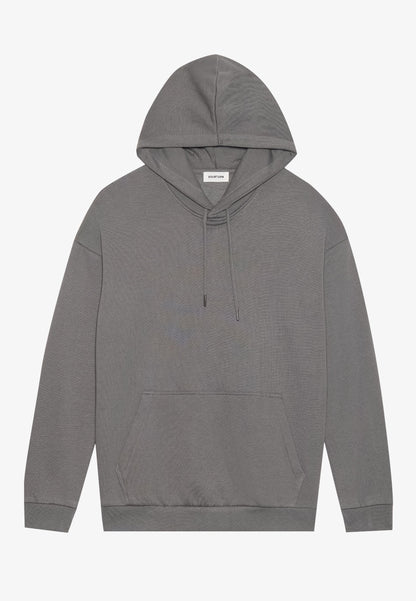 YOURTURN UNISEX - Hoodie - Mottled Dark Grey