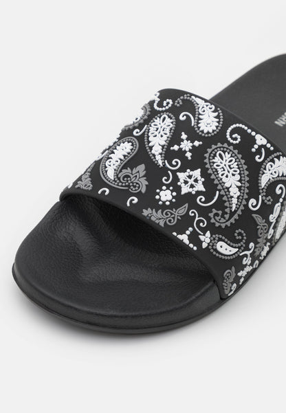 YOURTURN Unisex - Pool Slides - Black