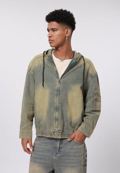YOURTURN UNISEX - Denim Jacket - Vintage Blue