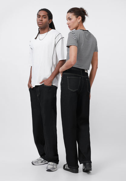 YOURTURN UNISEX - Baggy Jeans - Dark Blue
