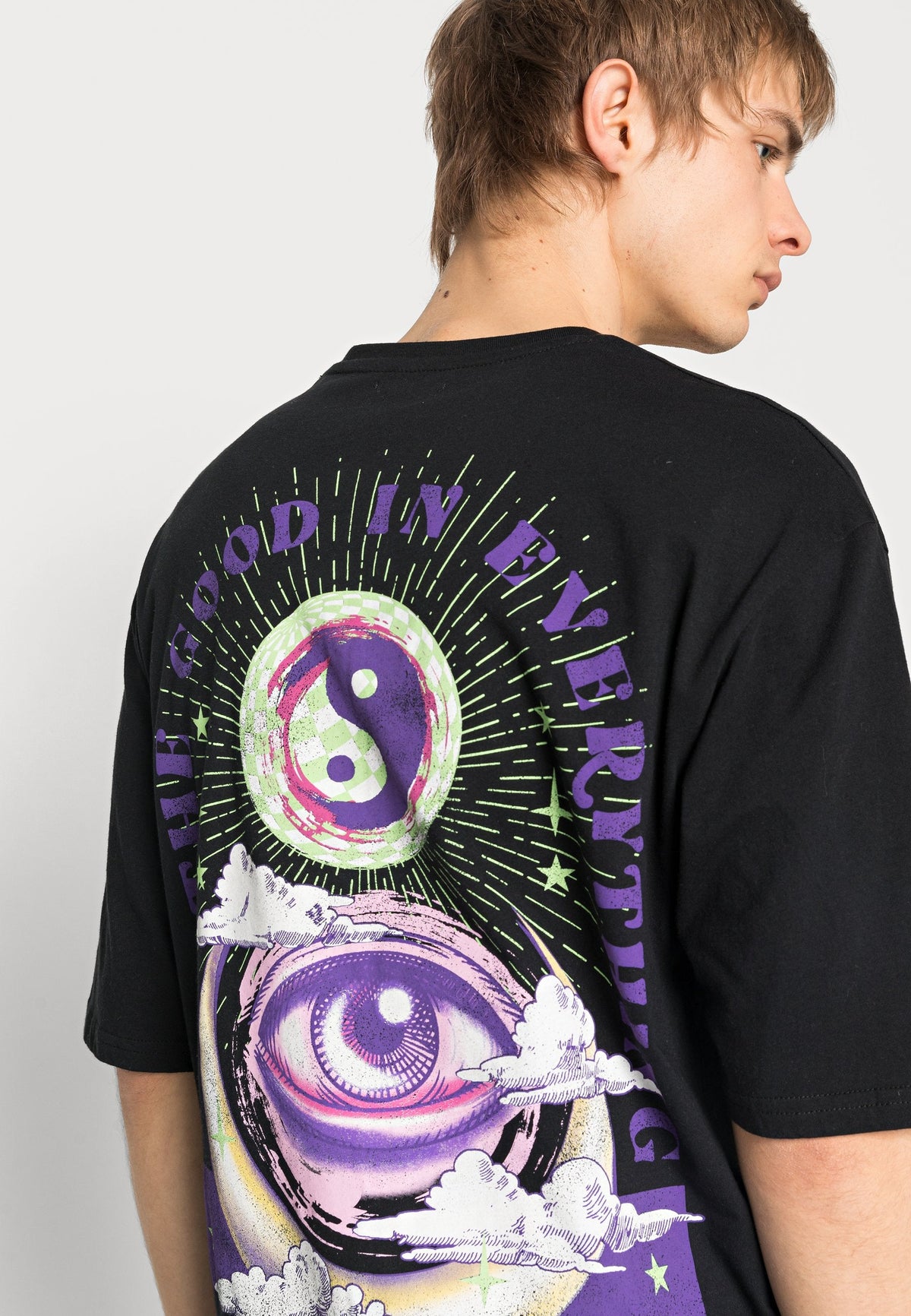 YOURTURN Good In Everything Graphic T-Shirt Unisex - Print T-Shirt - Black