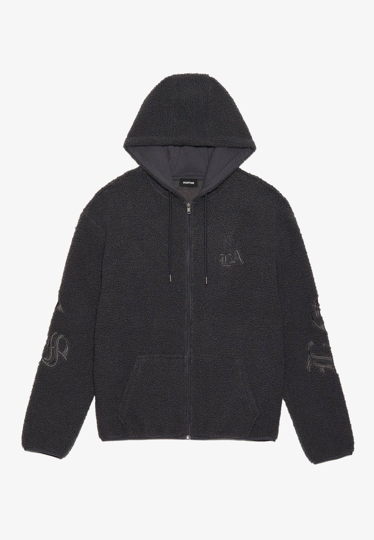 YOURTURN TEDDY JACKET UNISEX - Fleece Jacket - Forged Iron