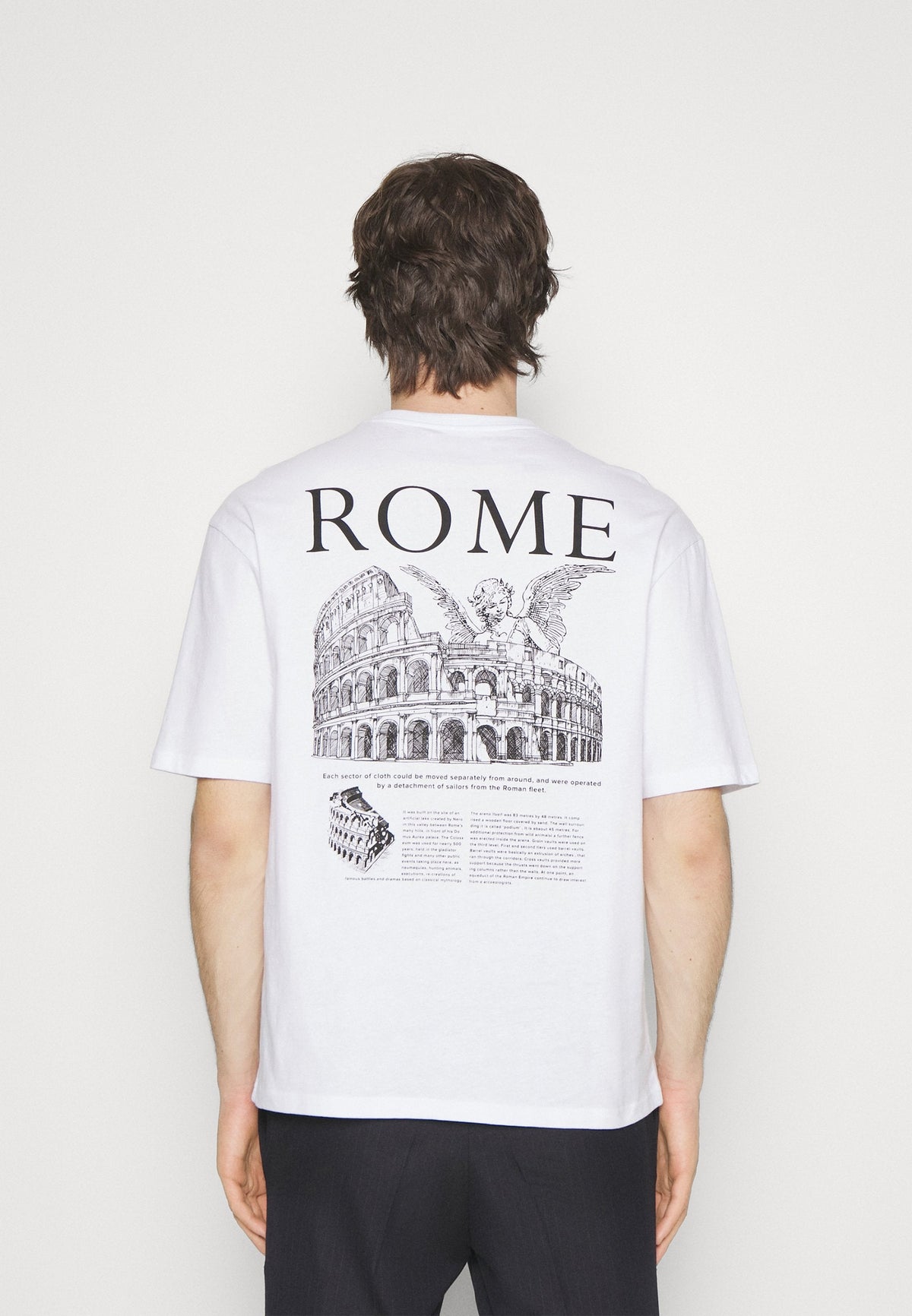 YOURTURN Unisex - Print T-Shirt -White