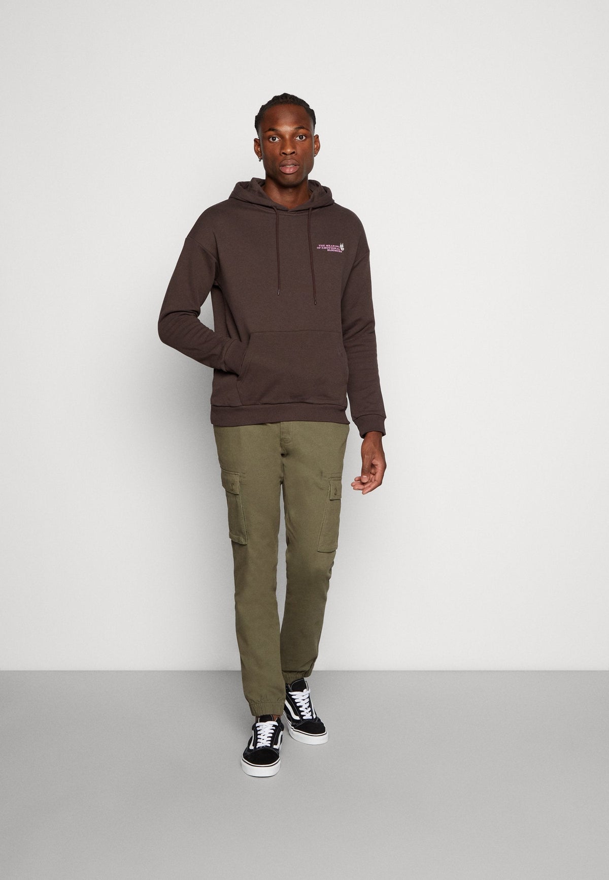 YOURTURN Hoodie- Sweatshirt - Brown
