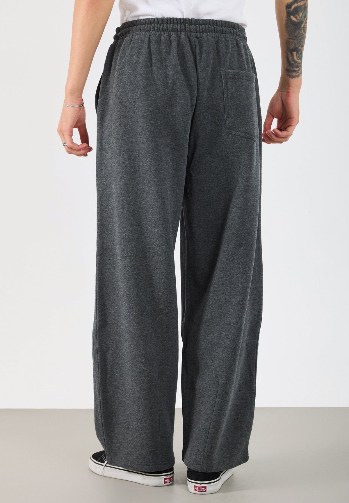 YOURTURN UNISEX - Tracksuit Bottoms - Dark Grey Melange
