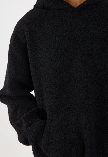 YOURTURN SHERPA BASIC UNISEX - Hoodie - Black