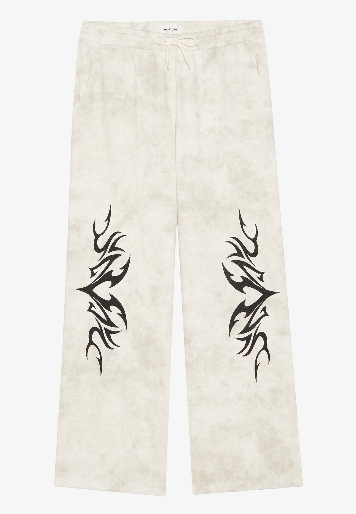 YOURTURN UNISEX - Tracksuit Bottoms - Stonewashed