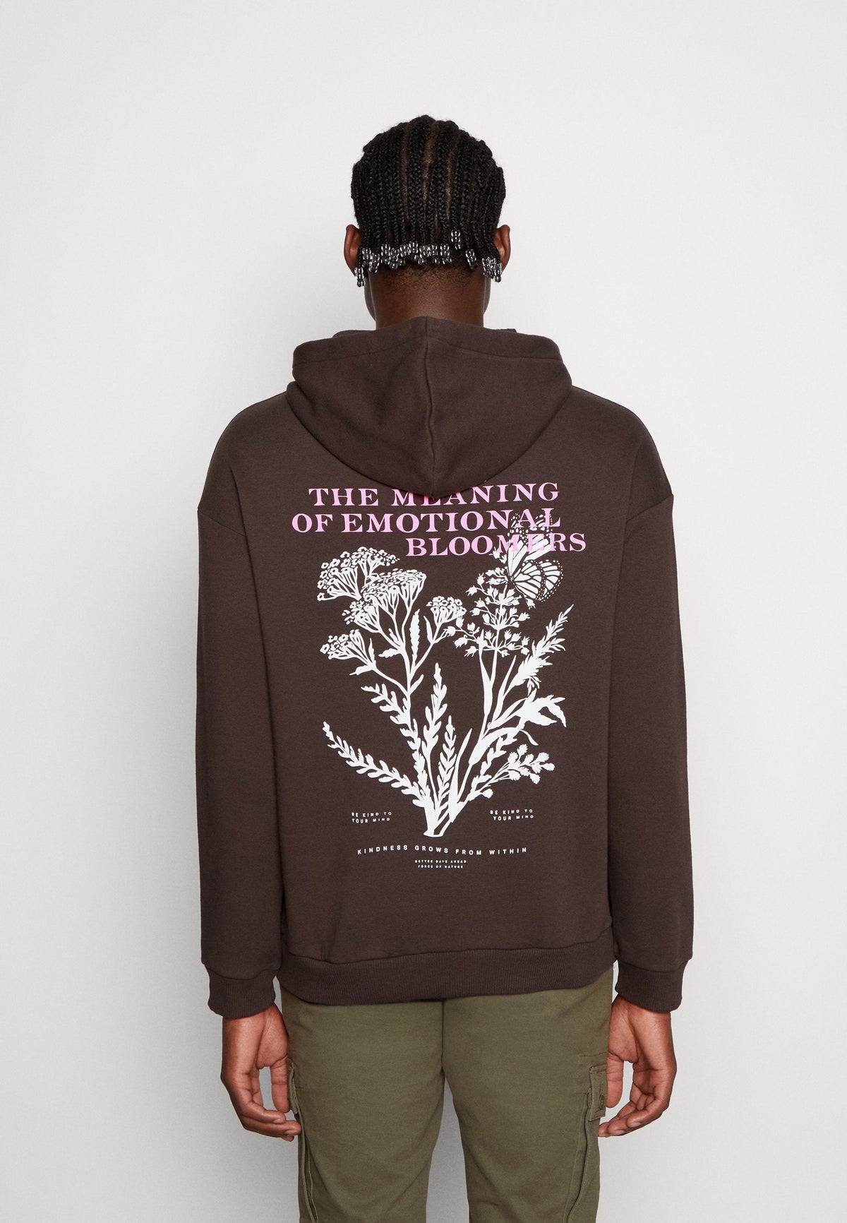 YOURTURN Hoodie- Sweatshirt - Brown