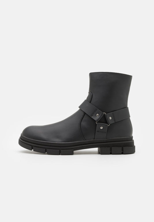 YOURTURN Unisex - Classic Ankle Boots - Black