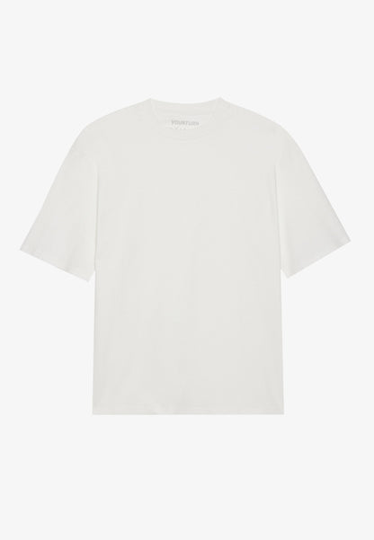 YOURTURN UNISEX 2 PACK BASIC BOXY T SHIRT - Basic T-shirt - Coffee Bean/egret