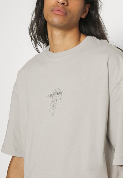 YOURTURN Unisex - Print T-Shirt - Dark Grey