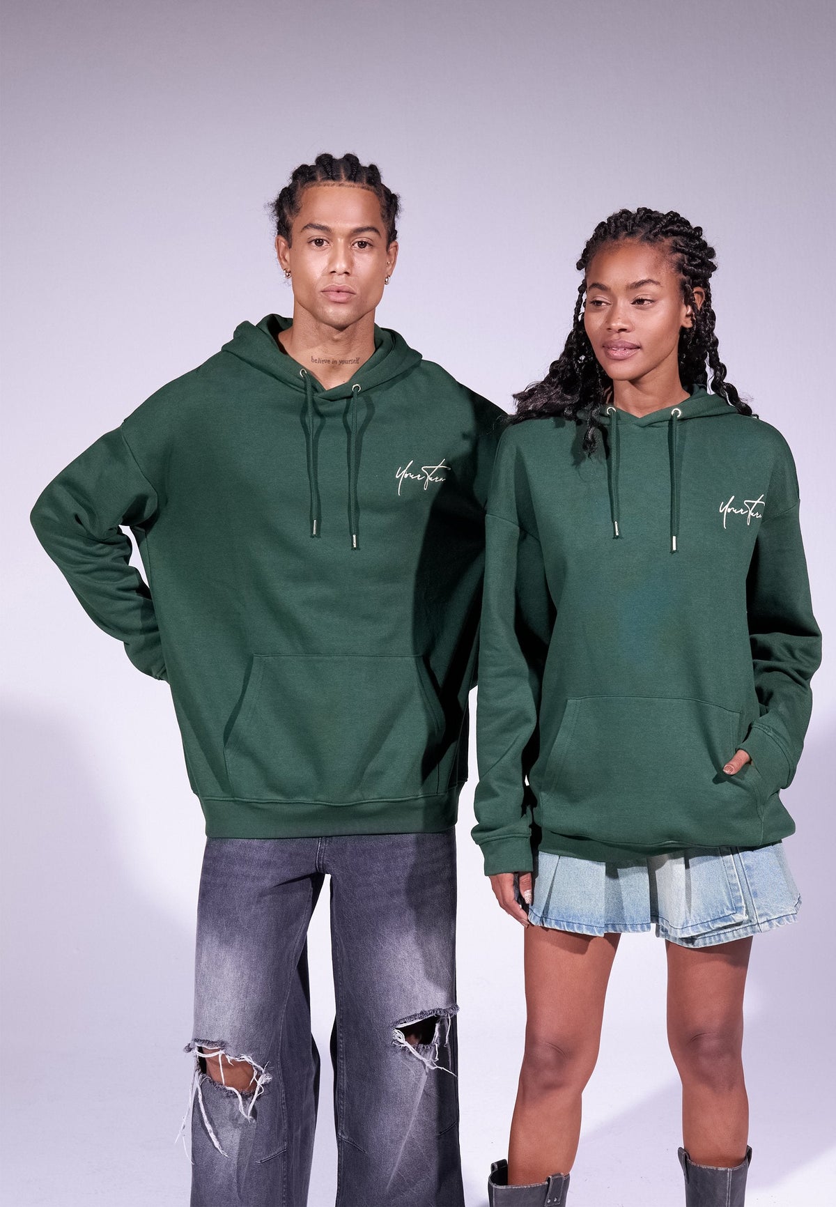 YOURTURN UNISEX - Sweatshirt - Dark Green