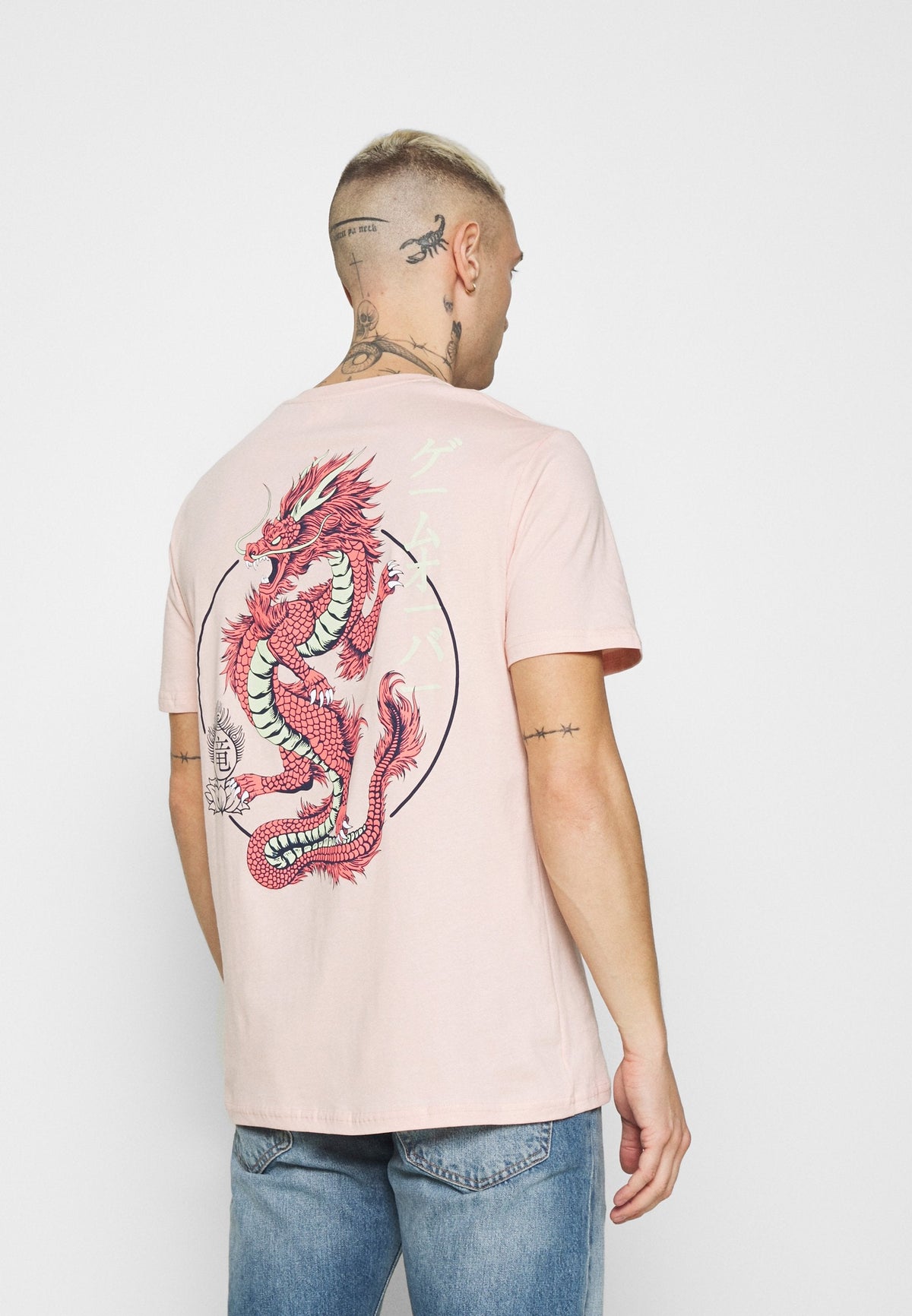 YOURTURN Unisex - Print T-Shirt - Pink