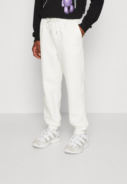 YOURTURN Tribal Embossed Unisex - Tracksuit Bottoms - Off White