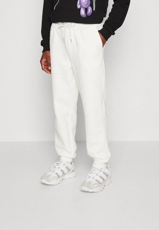 YOURTURN Tribal Embossed Unisex - Tracksuit Bottoms - Off White