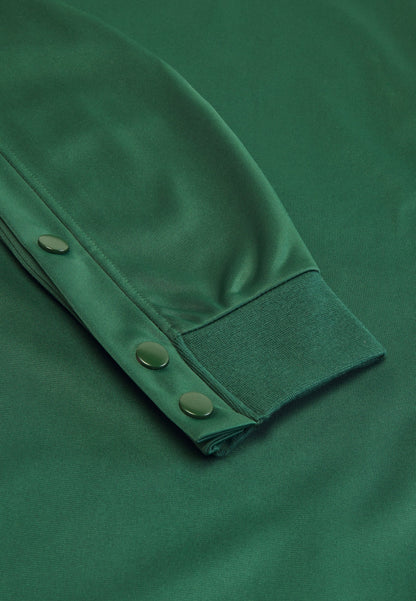 YOURTURN Unisex - Long Sleeved Top - Dark Green