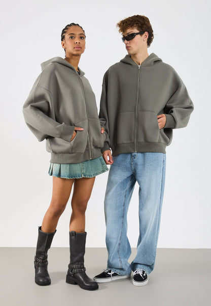 YOURTURN SCUBA ZIP UNISEX - Zip-up Sweatshirt - Castor Gray