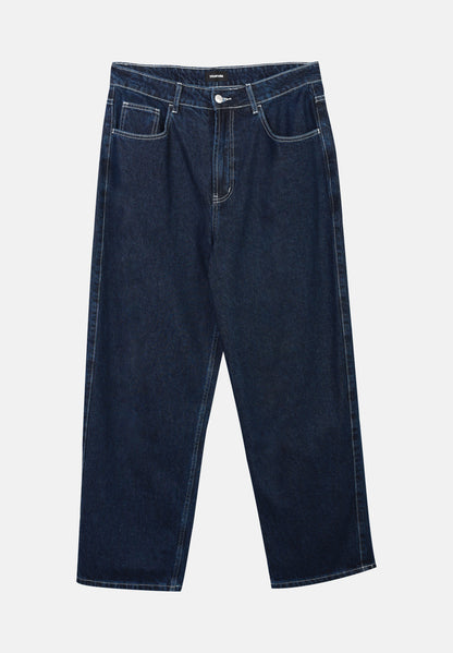 YOURTURN UNISEX - Straight Leg Jeans - Rinsed Denim