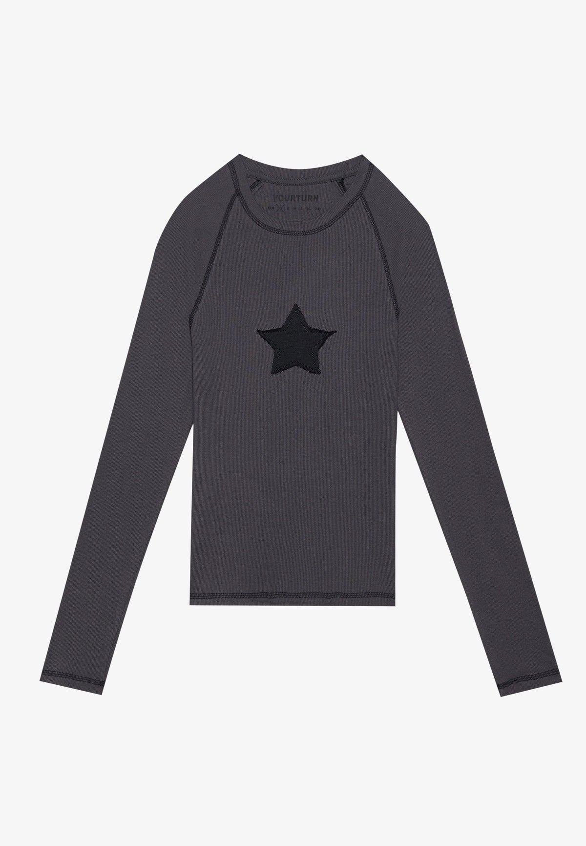 YOURTURN UNISEX - Long Sleeved Top - Forged Iron