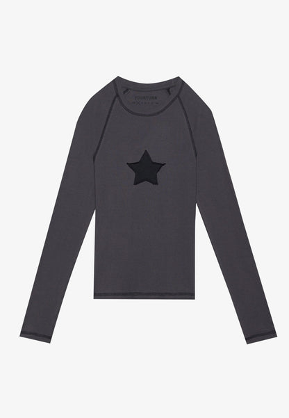 YOURTURN UNISEX - Long Sleeved Top - Forged Iron