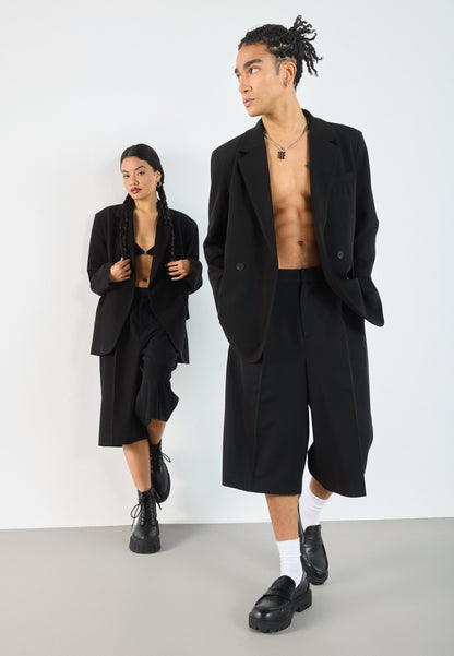 YOURTURN SUMMERISH SUIT TROUSERS UNISEX - Shorts - Black