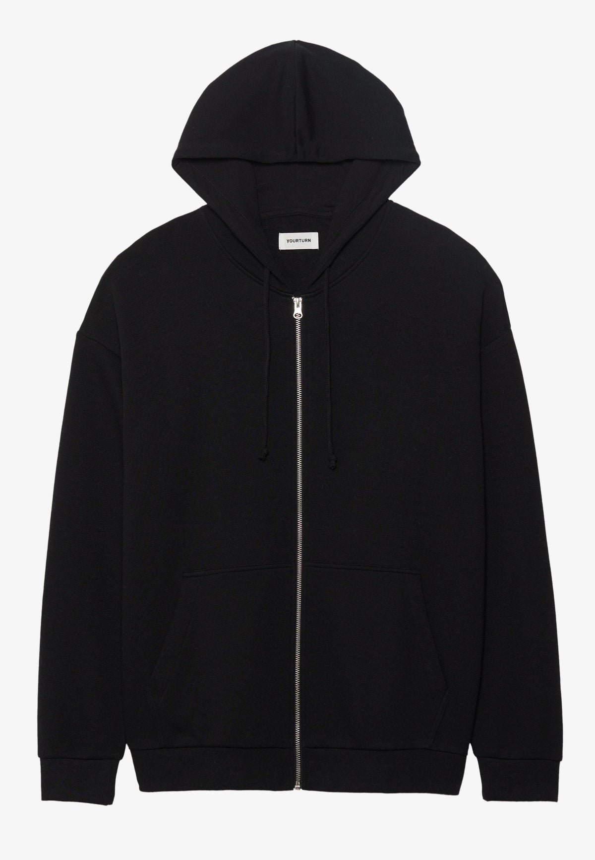 YOURTURN UNISEX 2 PACK - Zip-up Sweatshirt - Mottled Light Grey/black