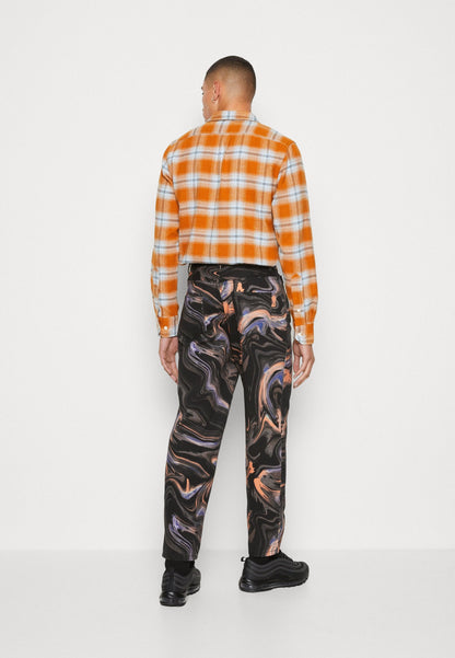YOURTURN Phluid Unisex - Relaxed Fit Jeans - Black Denim