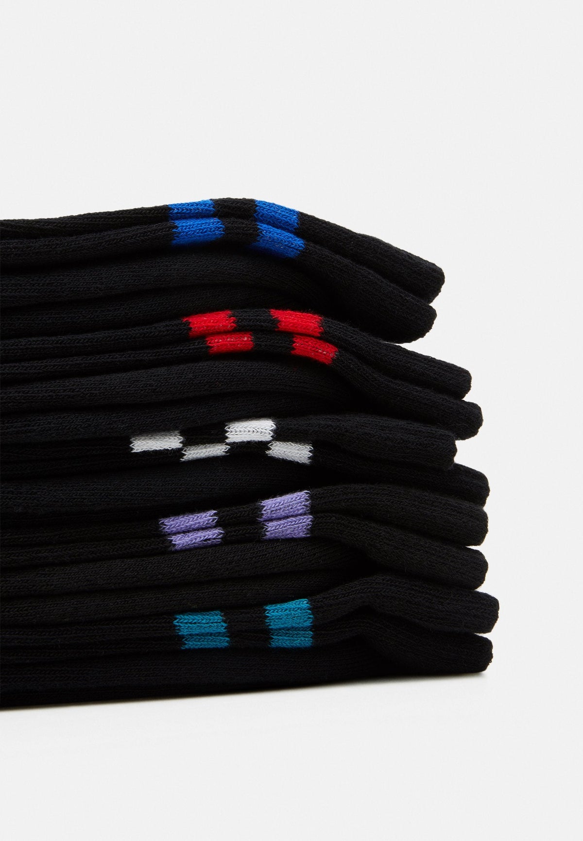 YOURTURN 5 Pack - Socks - Black
