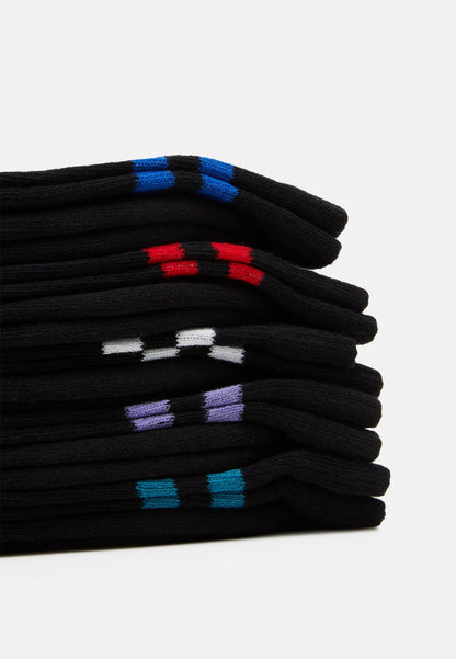 YOURTURN 5 Pack - Socks - Black