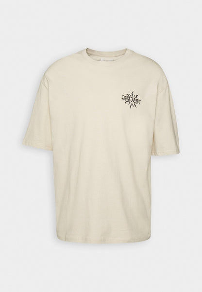 YOURTURN Unisex - Print T-Shirt - Off White