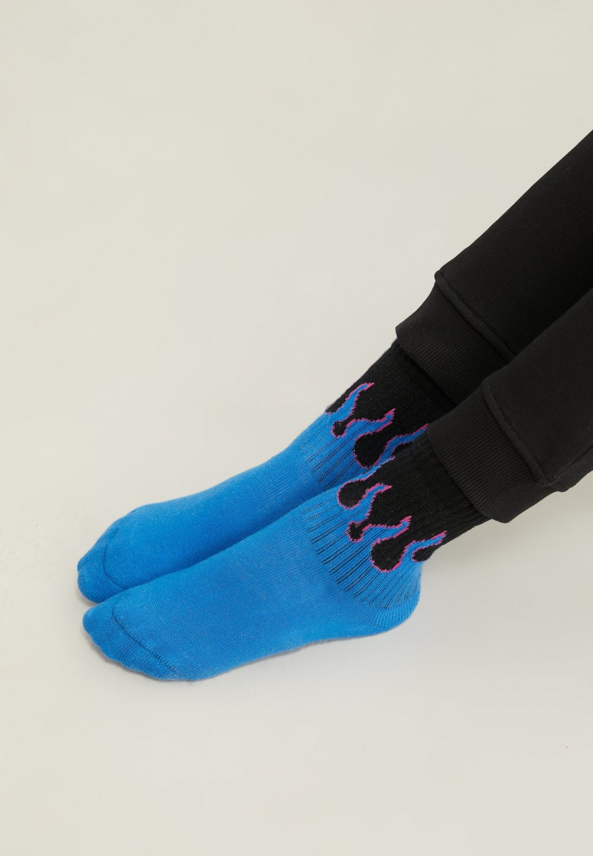 UNISEX 7 PACK - Socks - Orange/black/blue