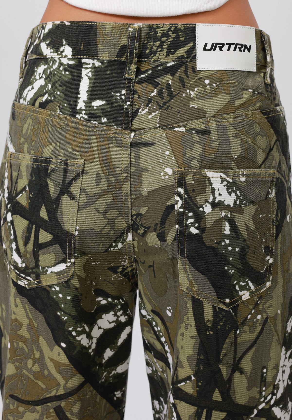YOURTURN UNISEX - Baggy Jeans - Khaki