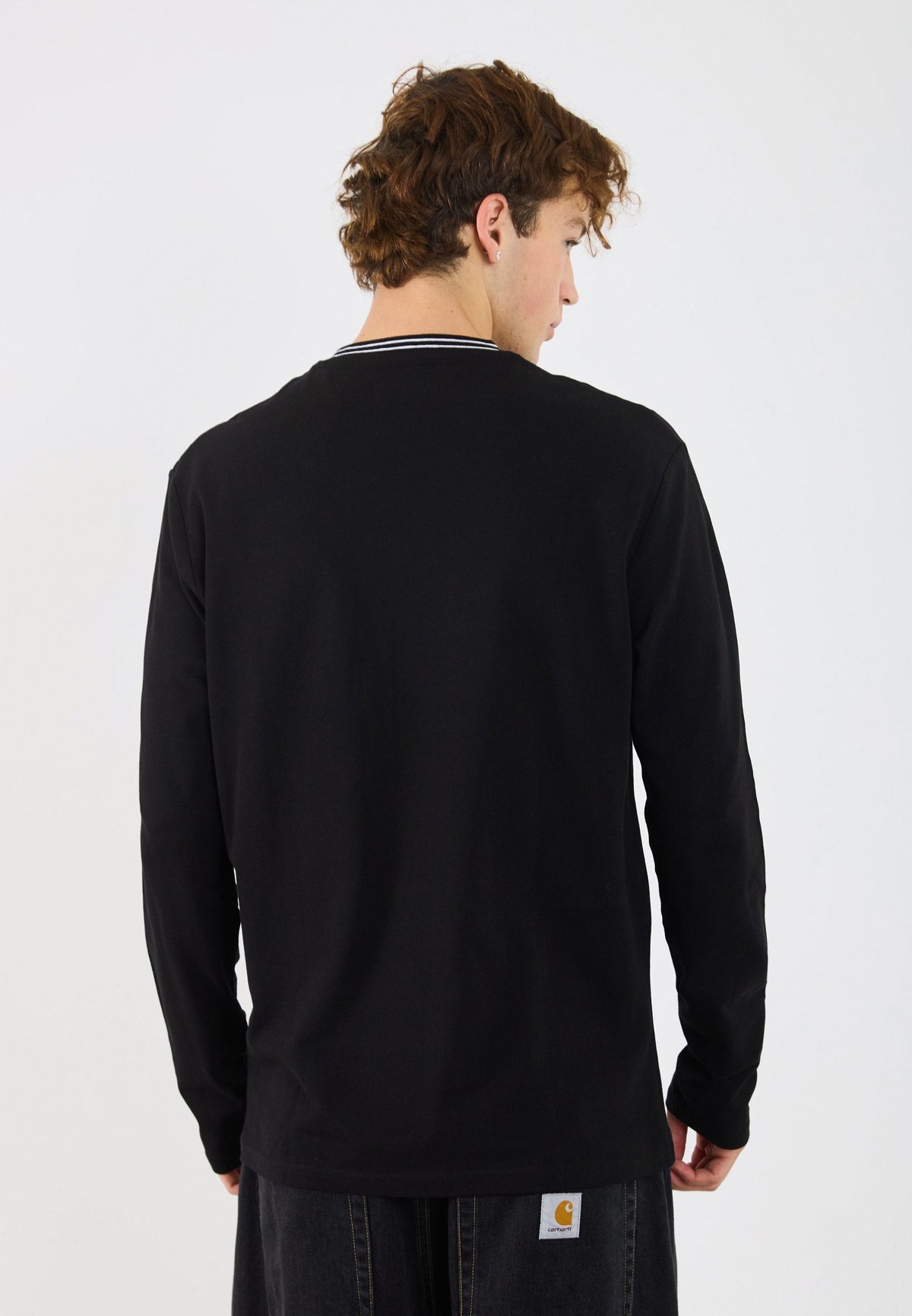 YOURTURN UNISEX - Long Sleeved Top - True Black
