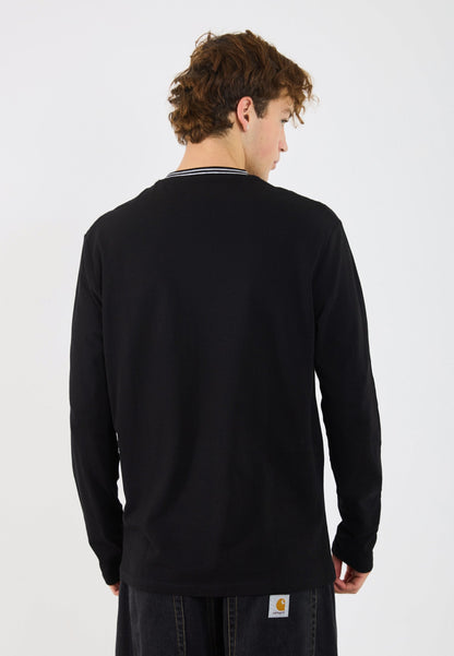 YOURTURN UNISEX - Long Sleeved Top - True Black