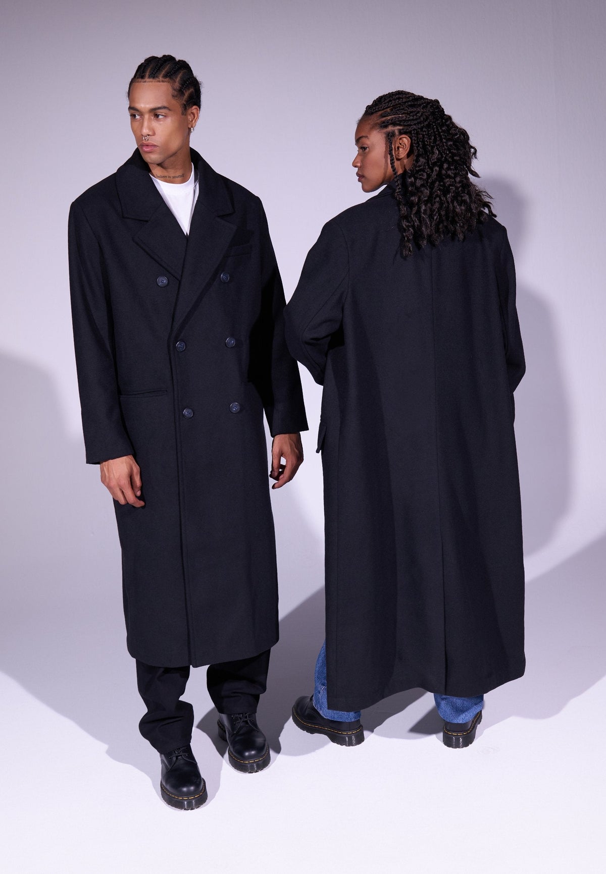 YOURTURN UNISEX - Classic Coat - Black