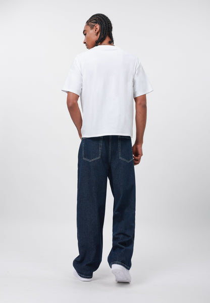 YOURTURN UNISEX - Straight Leg Jeans - Rinsed Denim