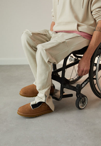YOURTURN Tracksuit Bottoms - Beige