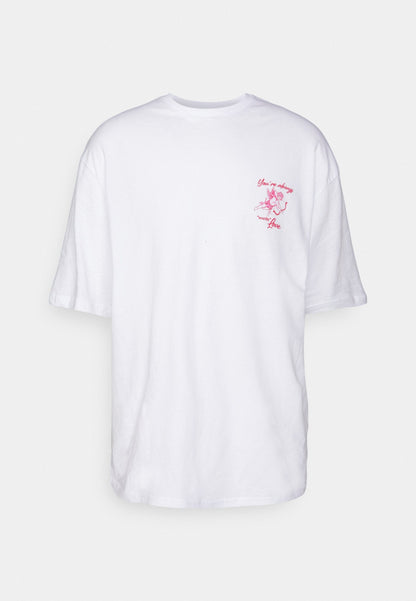 YOURTURN Unisex - Print T-Shirt - White