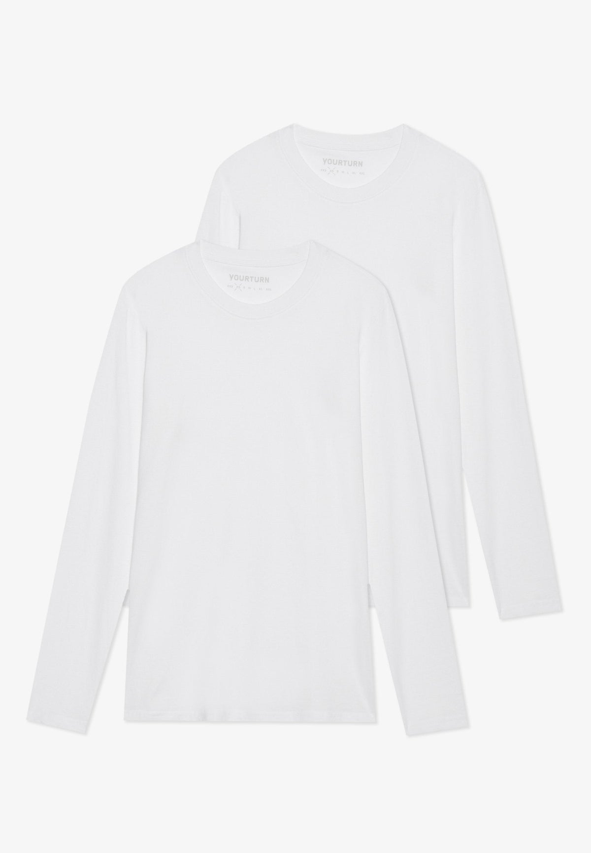 YOURTURN UNISEX 2 PACK - Long Sleeved Top - Black/dark Grey