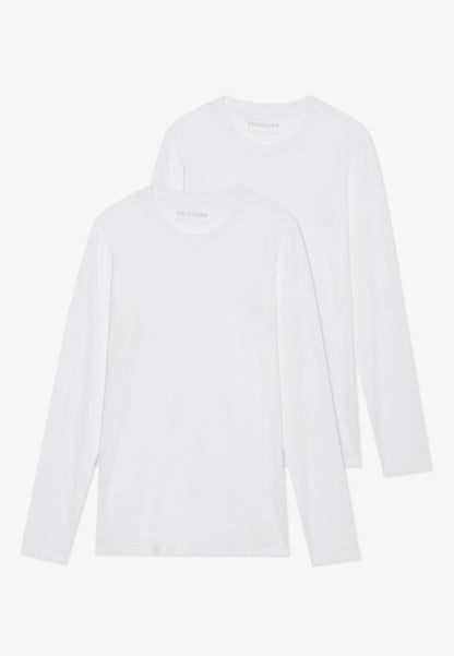 YOURTURN UNISEX 2 PACK - Long Sleeved Top - Black/dark Grey