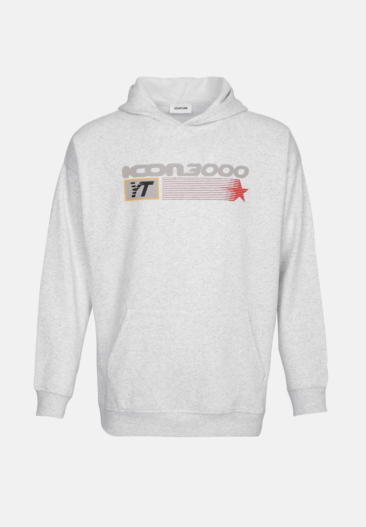 YOURTURN UNISEX - Hoodie - Grey Melange