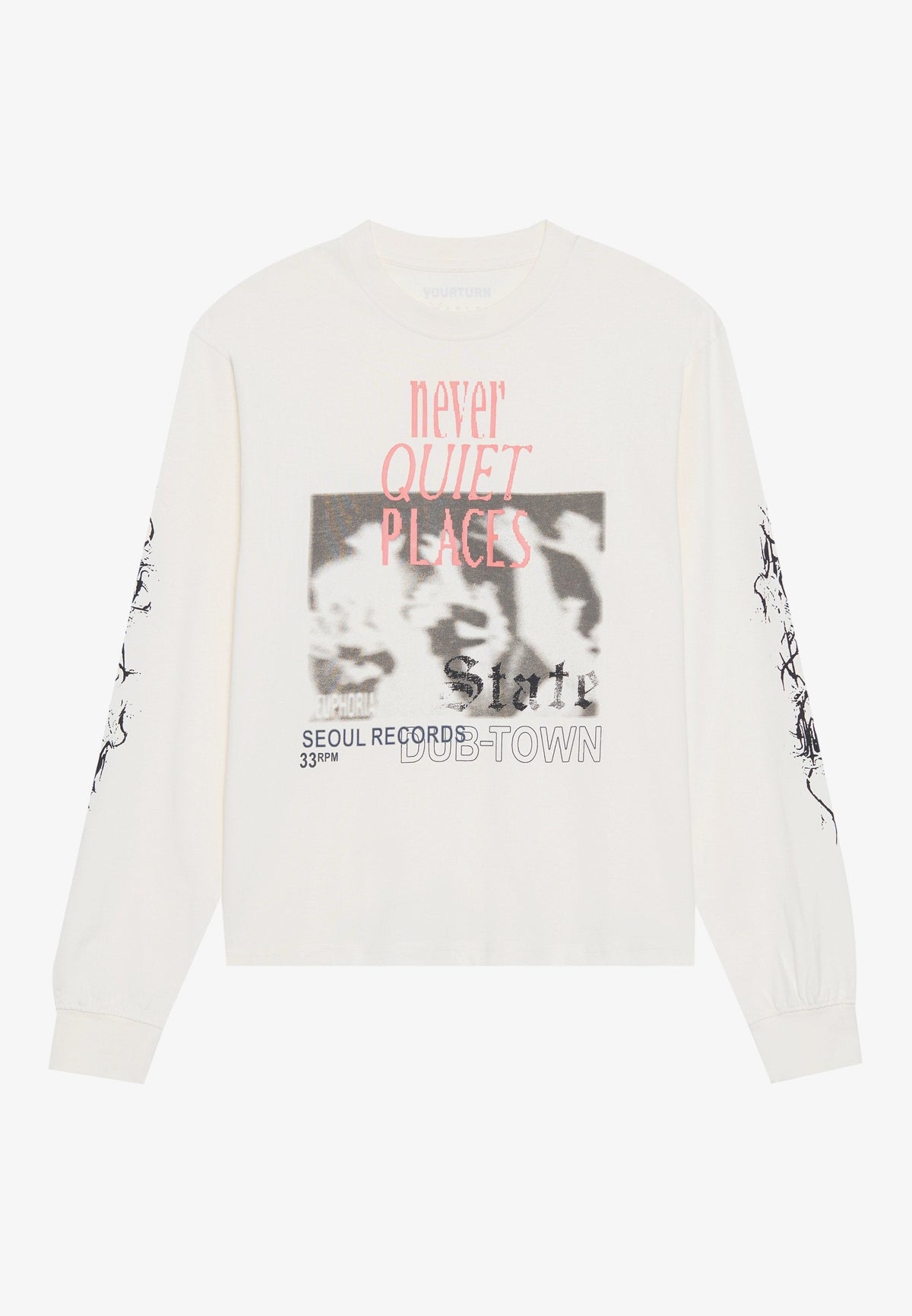 YOURTURN UNISEX - Long Sleeved Top - White
